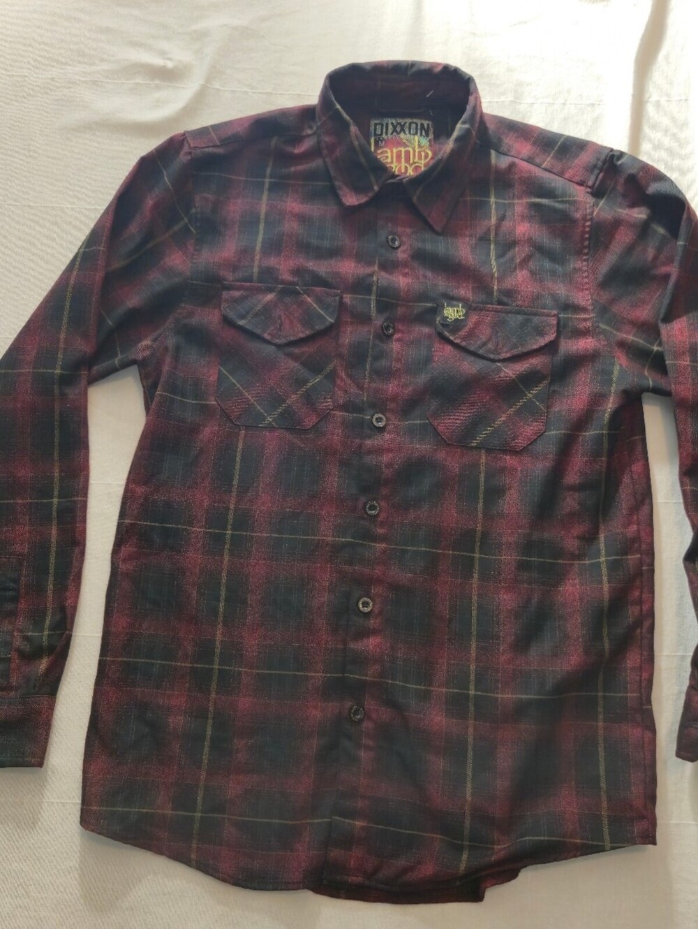 Dixxon x Lamb of God Ashes of the Wake Long Sleeve Flannel Shirt Medium Sold Out